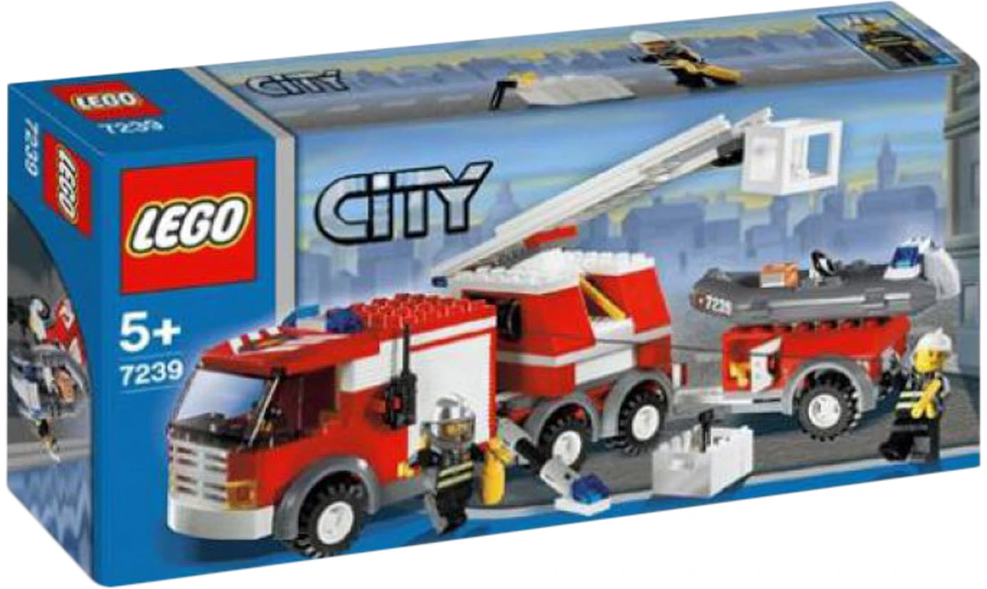 kost komplet Har det dårligt LEGO City Fire Truck Set 7239 - JP