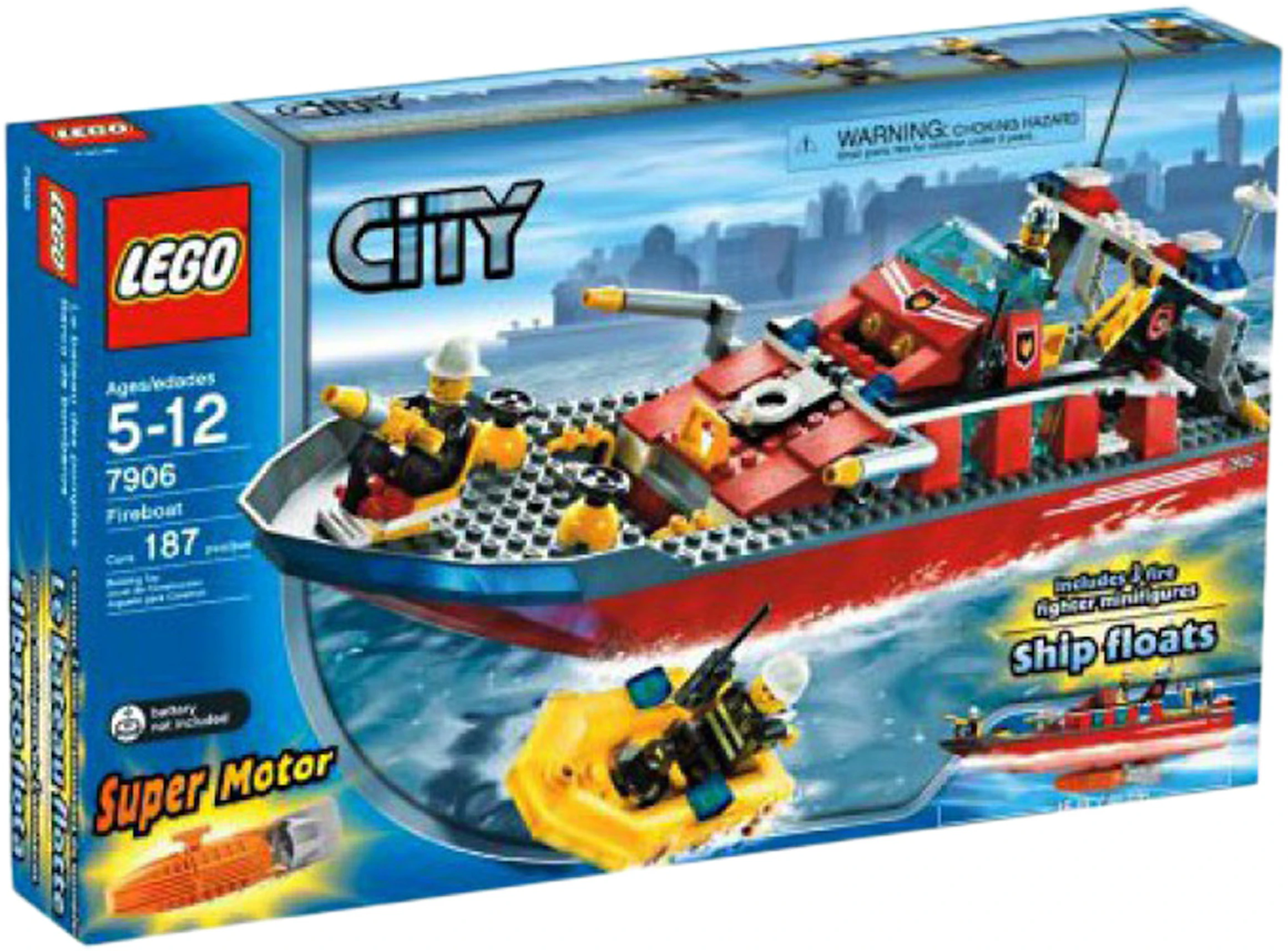 Storing Geneigd zijn vaardigheid LEGO City Fireboat Set 7906 - US
