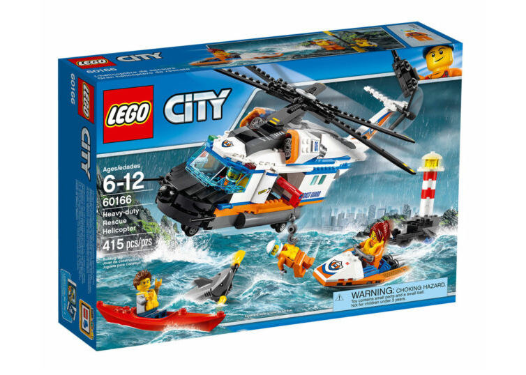 LEGO City Heavy-Duty Rescue Helicopter Set 60166 - US