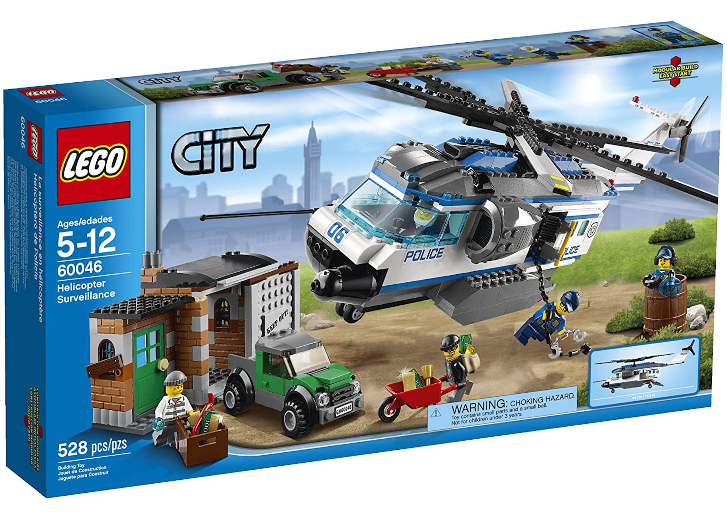 LEGO City Helicopter Surveillance Set 60046