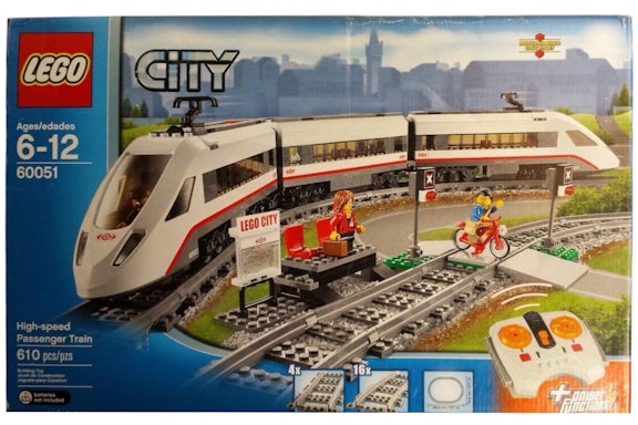 Set de tren de pasajeros de alta velocidad LEGO City 60051