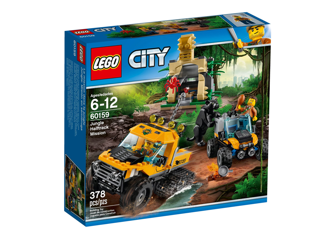 Lego la jungle/City Autocollant de Set 60159 complet 