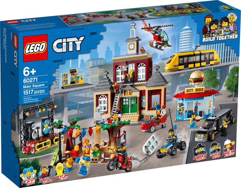 Jonge dame Haalbaarheid kust LEGO City Main Square Set 60271 - US