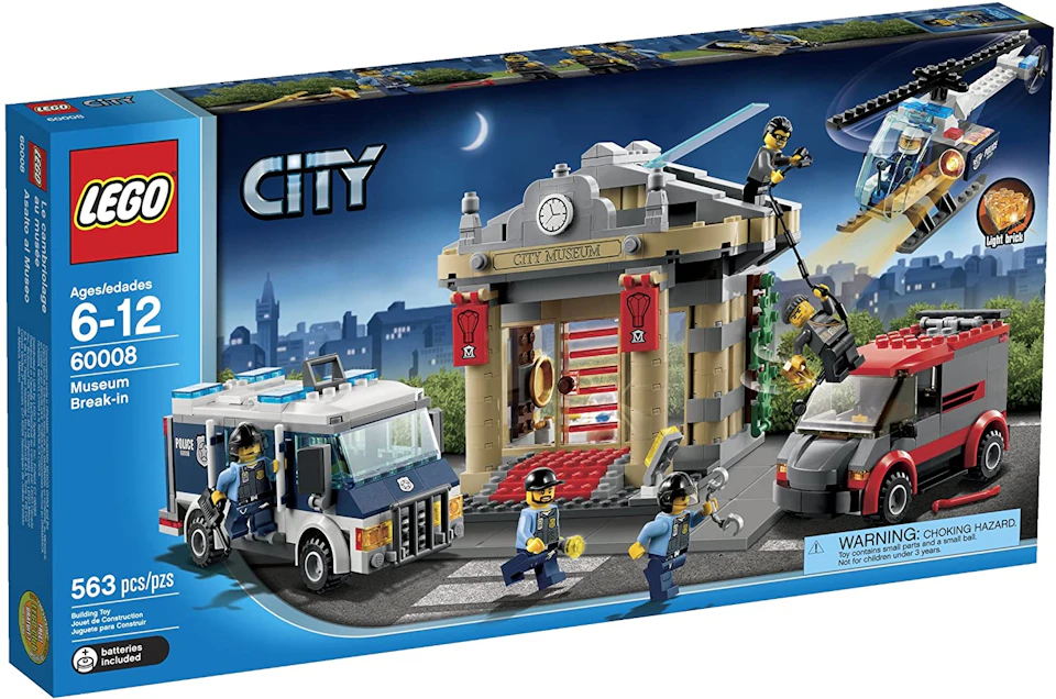 Wat cruise Bekentenis LEGO City Museum Break-in Set 60008 - US