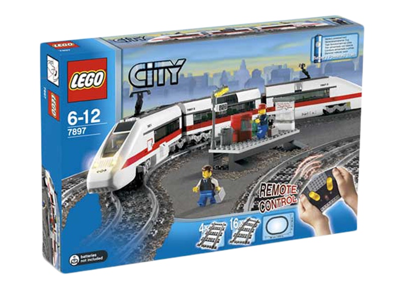 Lego city best sale remote control train