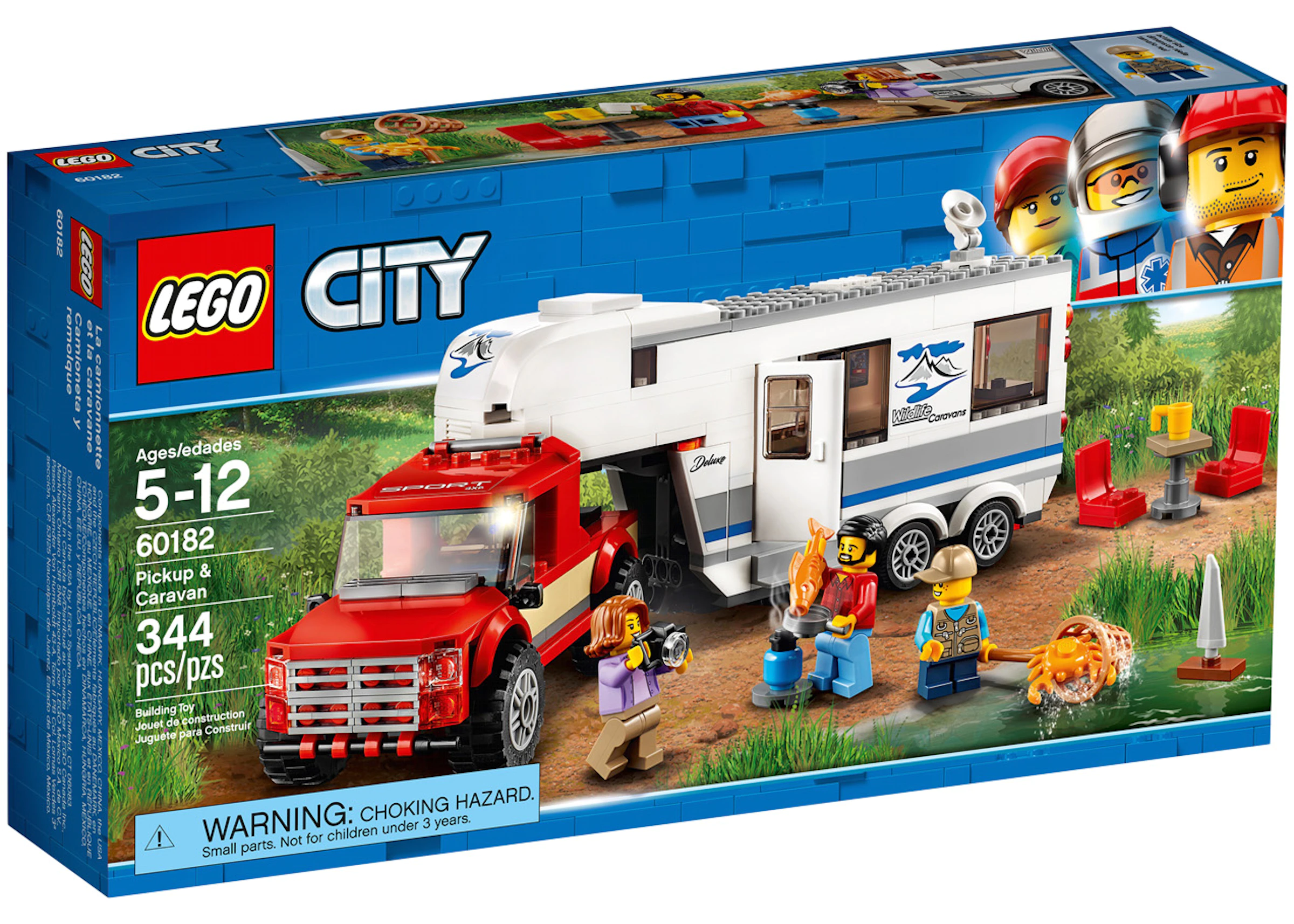 det er nytteløst Ekspedient Biprodukt LEGO City Pickup & Caravan Set 60182 - US