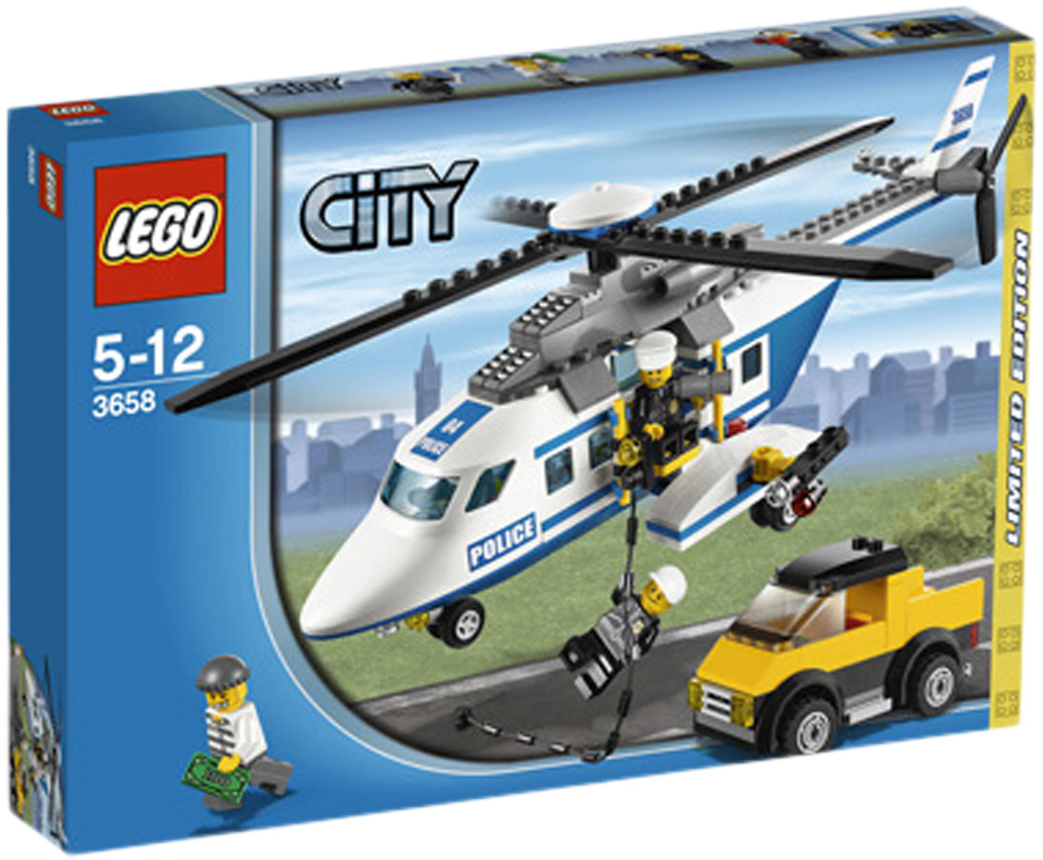 Geleend Contractie lettergreep LEGO City Police Helicopter Set 3658 - US