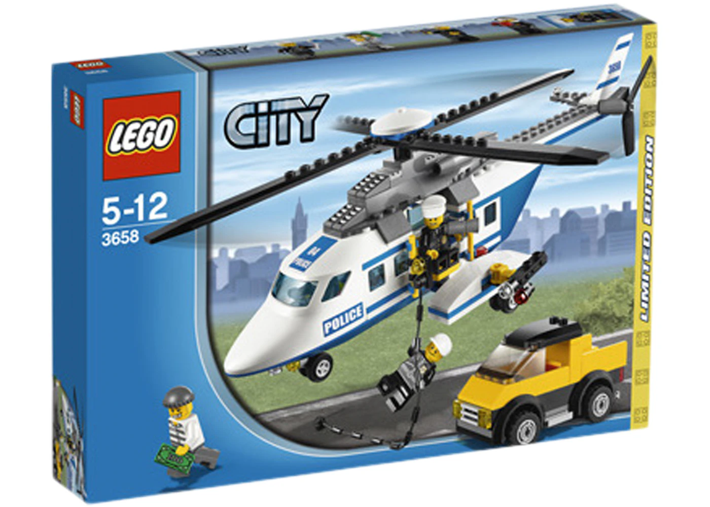 Omvendt Fortæl mig tragt LEGO City Police Helicopter Set 3658 - US