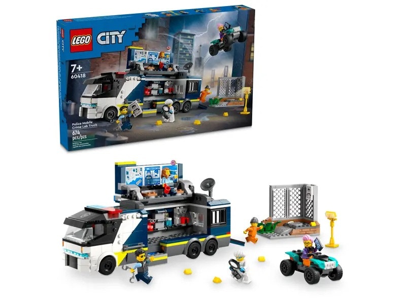 LEGO City Police Mobile Crime Lab Truck Set 60418 US