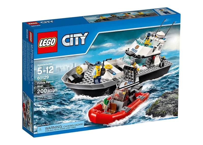 Lego police store boat set