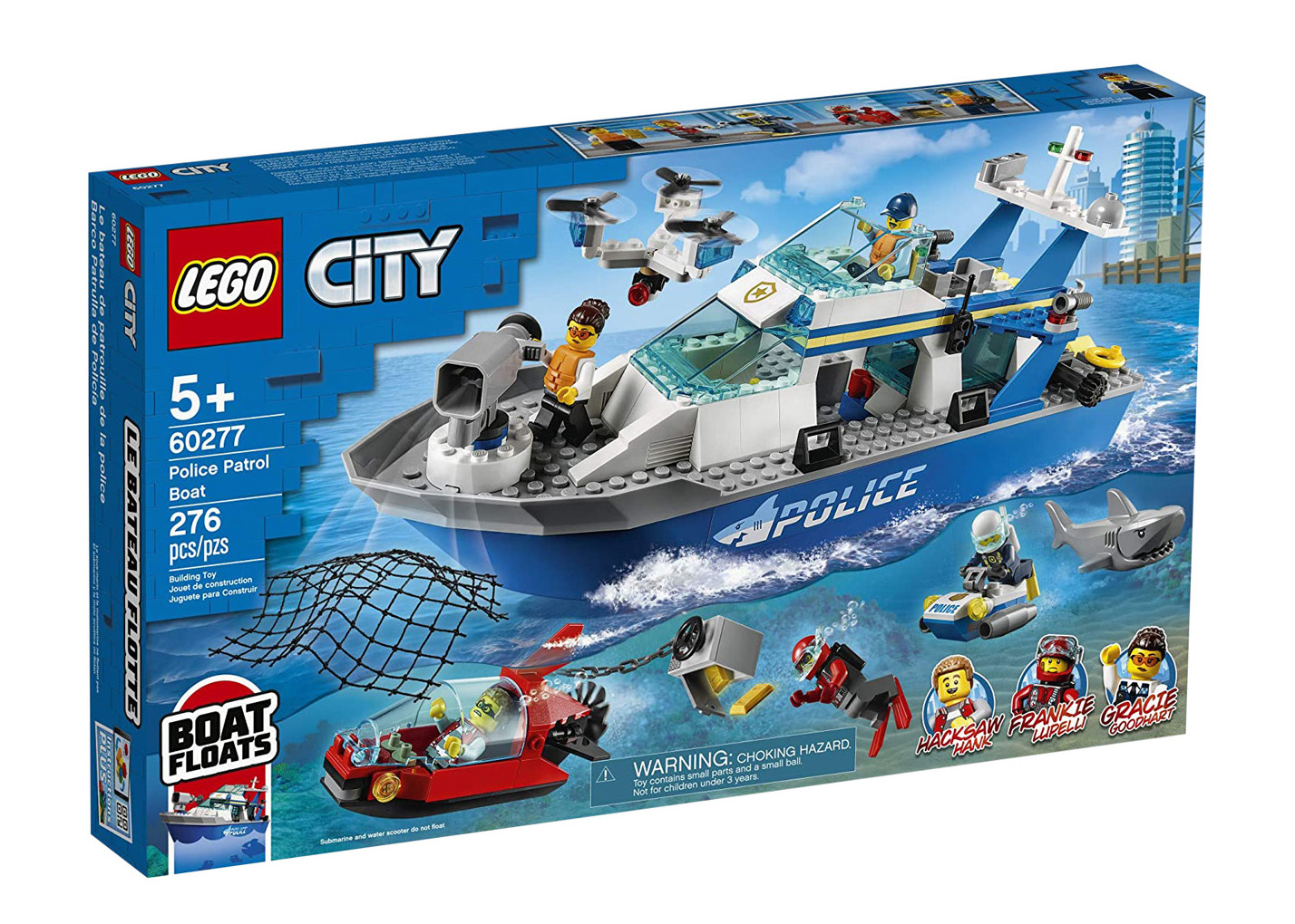 LEGO City Police Boat Set 7287 - US