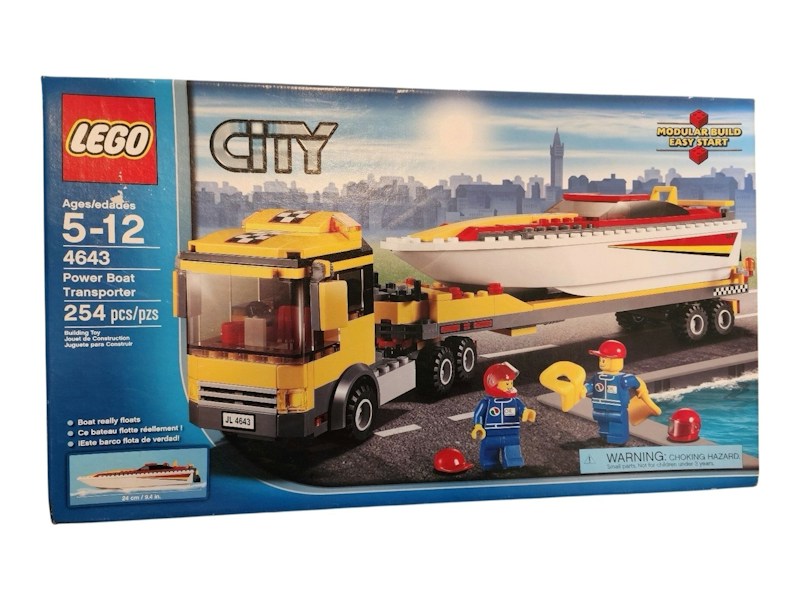 LEGO City Power Boat Transporter Set 4643