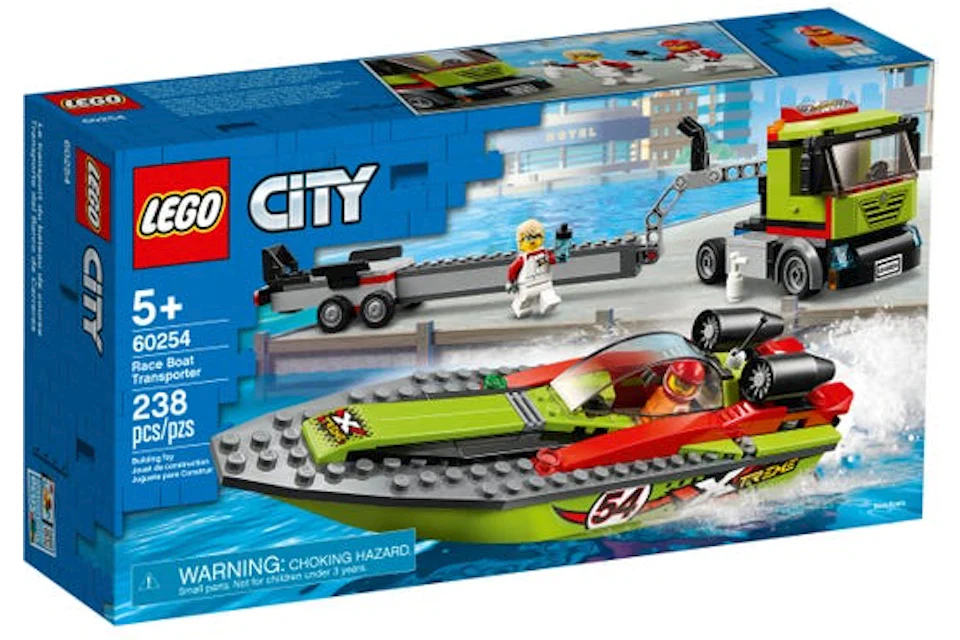 LEGO City Race Boat Transporter Set 60254
