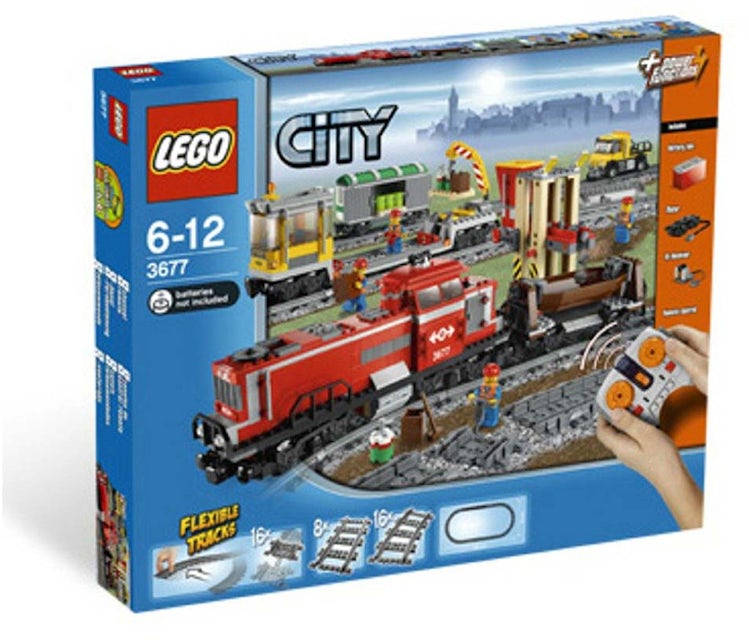 LEGO City Red Cargo Train Set 3677 - US