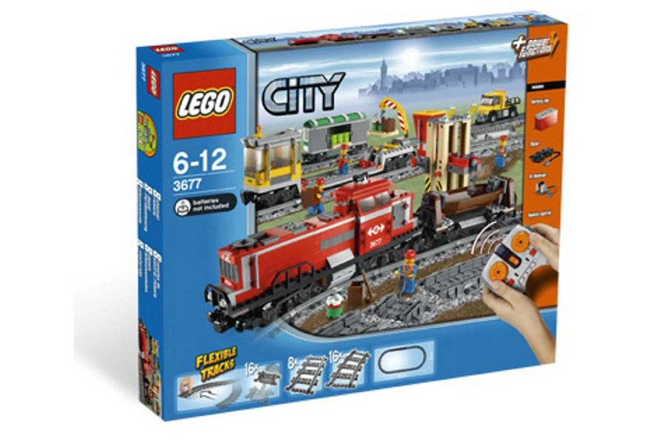 LEGO City Red Cargo Train Set 3677