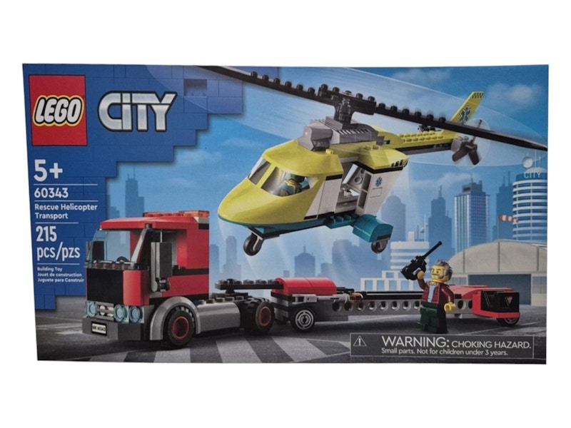 LEGO City Set da trasporto in elicottero di soccorso 60343