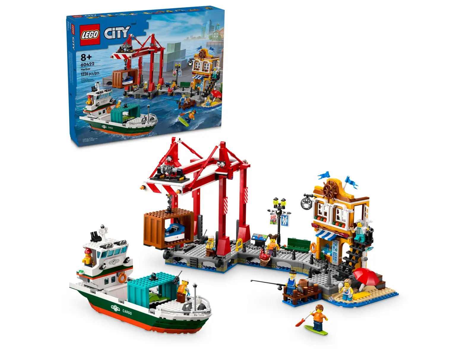 LEGO City Seaside Harbor with Cargo Ship Set 60422 – DE