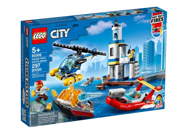 LEGO City Seaside Police and Fire Mission Set 60308