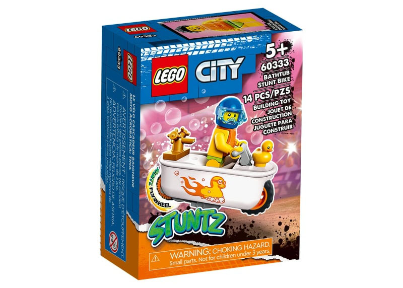LEGO City Stuntz Bathtub Stunt Bike Set 60333