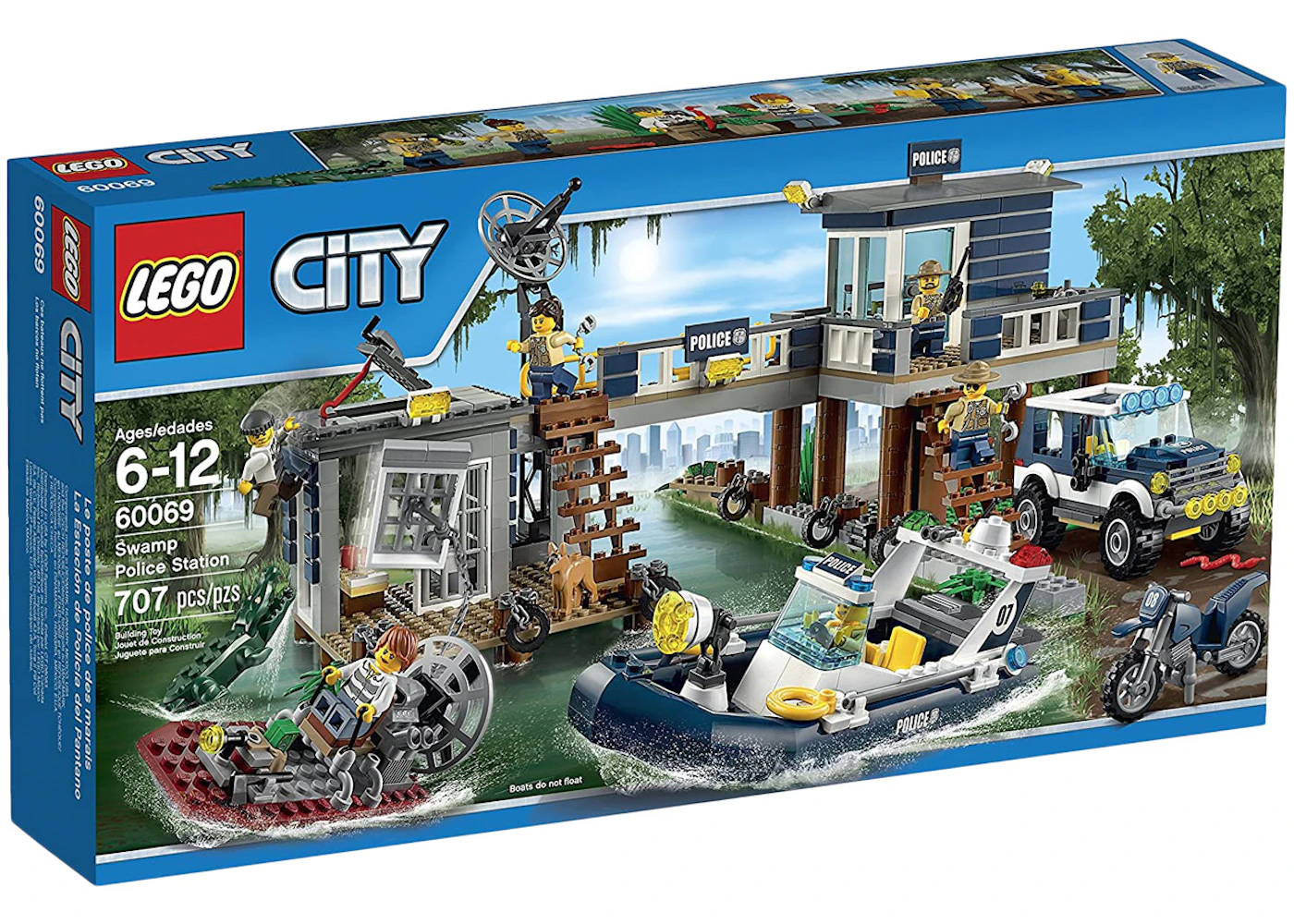 spørgeskema høflighed anekdote LEGO City Swamp Police Station Set 60069 - US