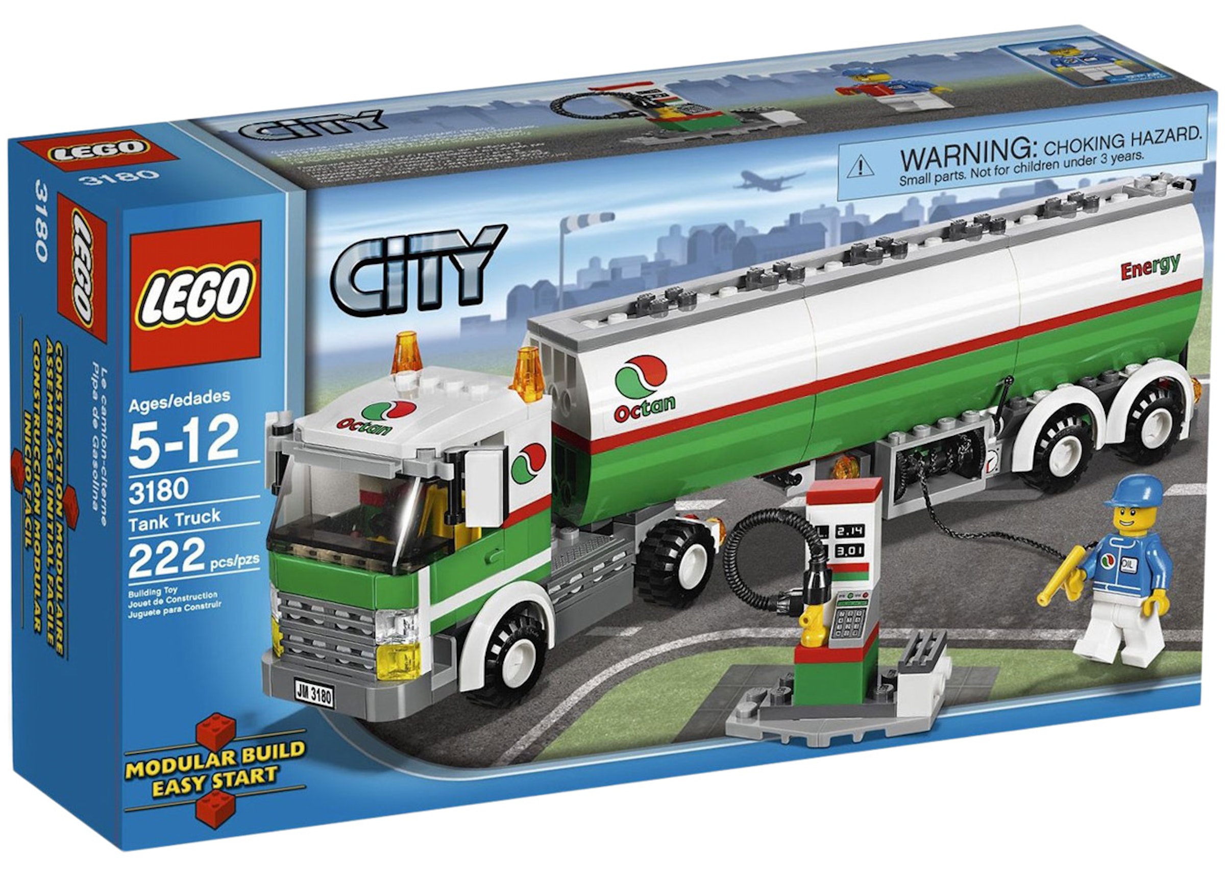 ske Sprout jeg lytter til musik LEGO City Tank Truck Set 3180 - US