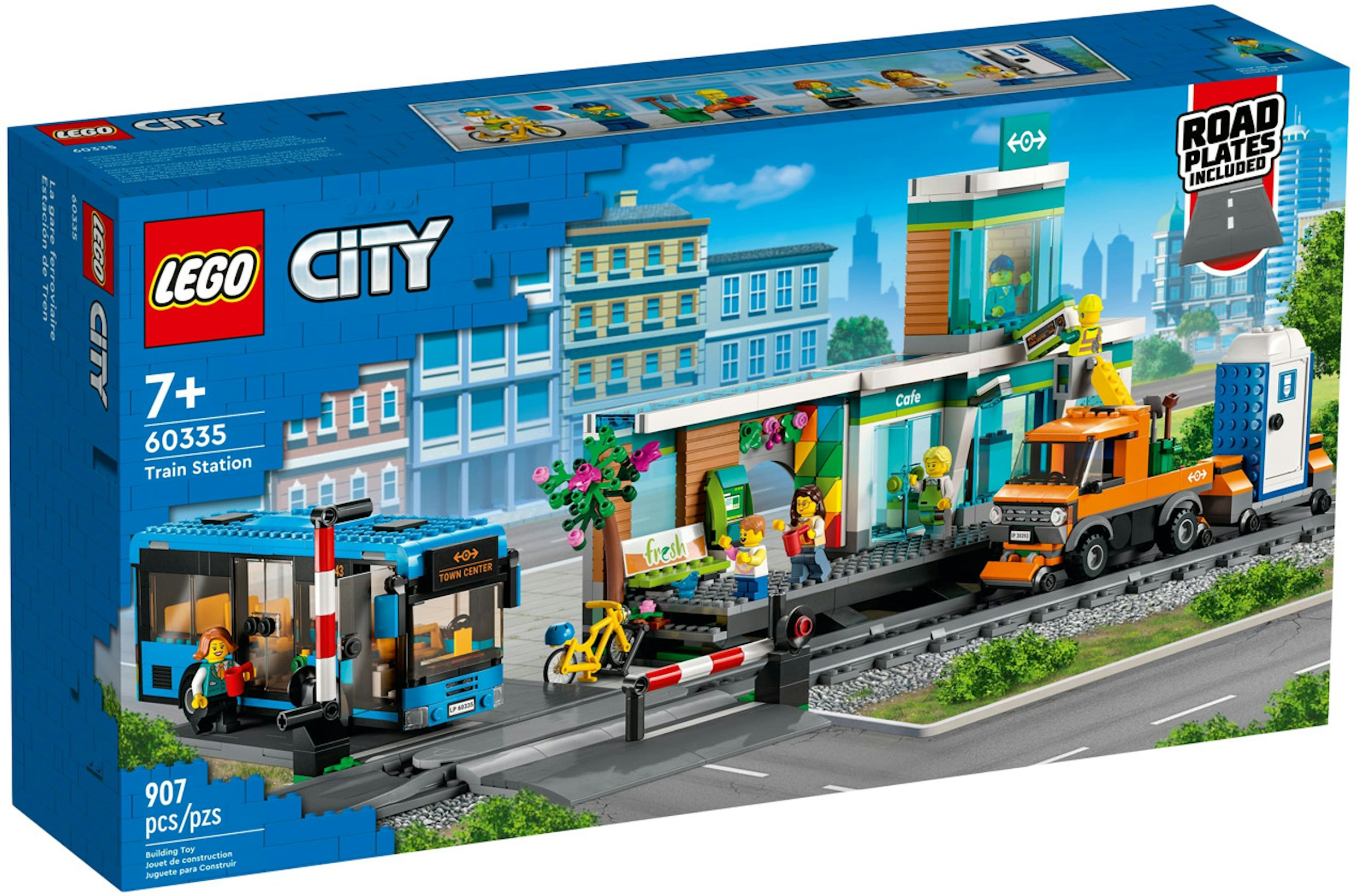 Det forræderi inaktive LEGO City Train Station Set 60335 - US