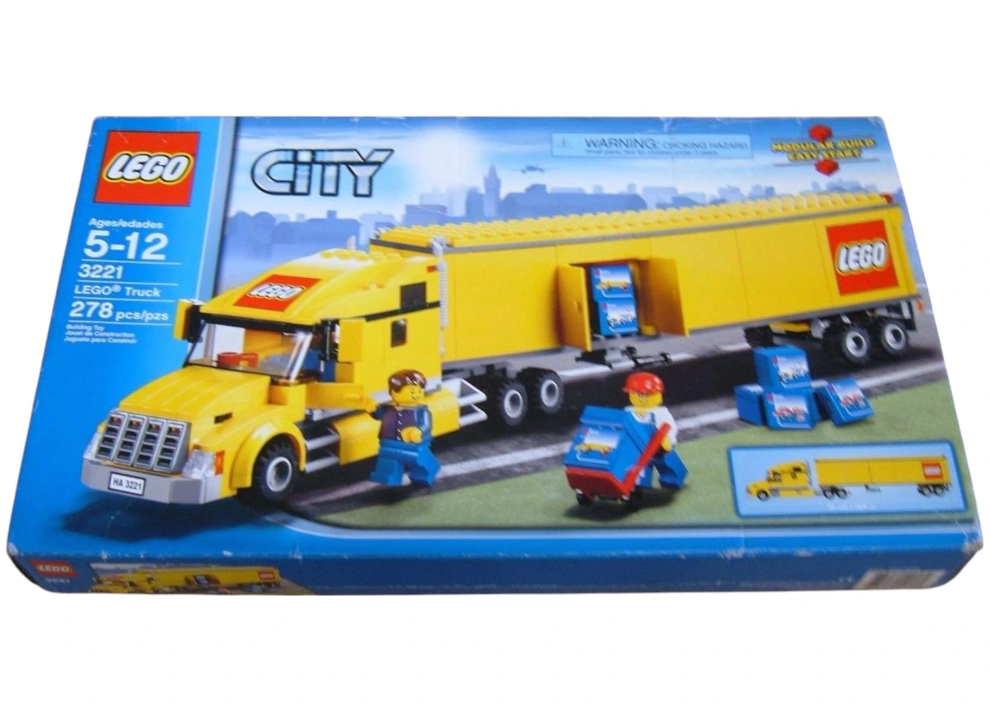 Truck Lego Giallo LEGO City Truck Set 3221 IT - Main Image