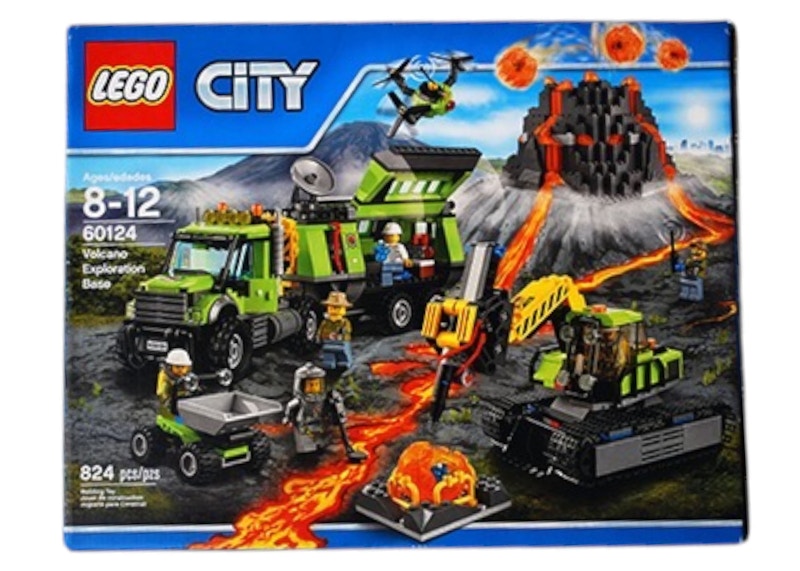 LEGO City Volcano Exploration Base Set 60124