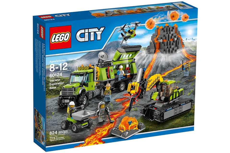 LEGO City Volcano Exploration Base Set 60124