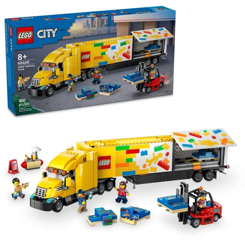 LEGO City Yellow Delivery Truck Set 60440 - US