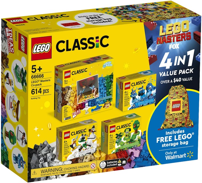 LEGO Classic LEGO Masters Co-Pack (Includes 11009, 11006, 11007 & 11012)  Set 66666 - US