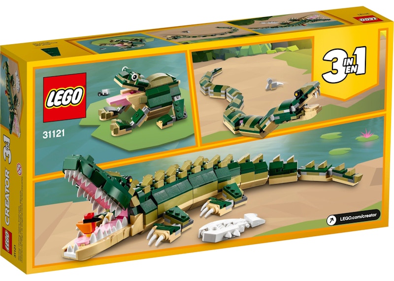 LEGO Creator 3 In 1 Crocodile Set 31121 Green FW21 US