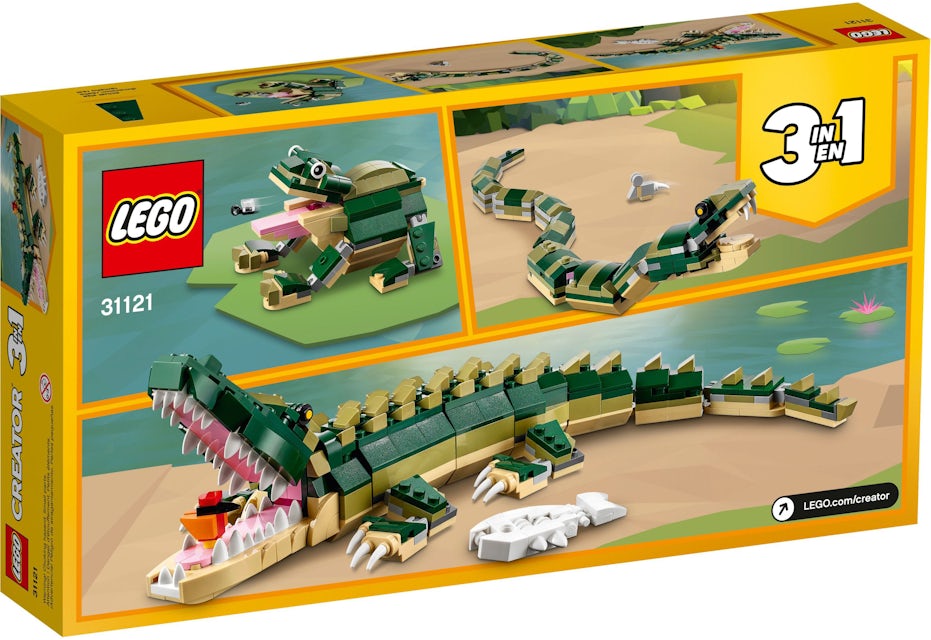LEGO Creator 3 In 1 Crocodile Set 31121 Green - FW21 - IT