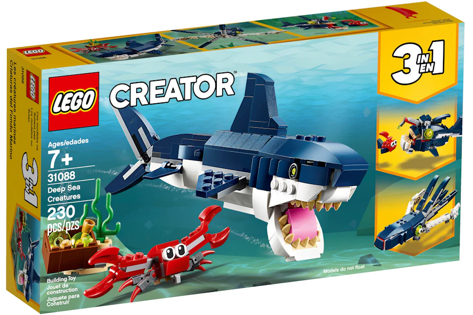 LEGO Creator 3in1 Deep Sea Creatures Set 31088