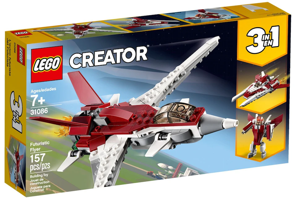 LEGO Creator 3in1 Futuristic Flyer Set 31086