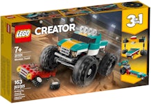  LEGO Creator 3in1 Monster Burger Truck 31104 Building Kit, Cool  Buildable Toy for Kids (499 Pieces) : Toys & Games
