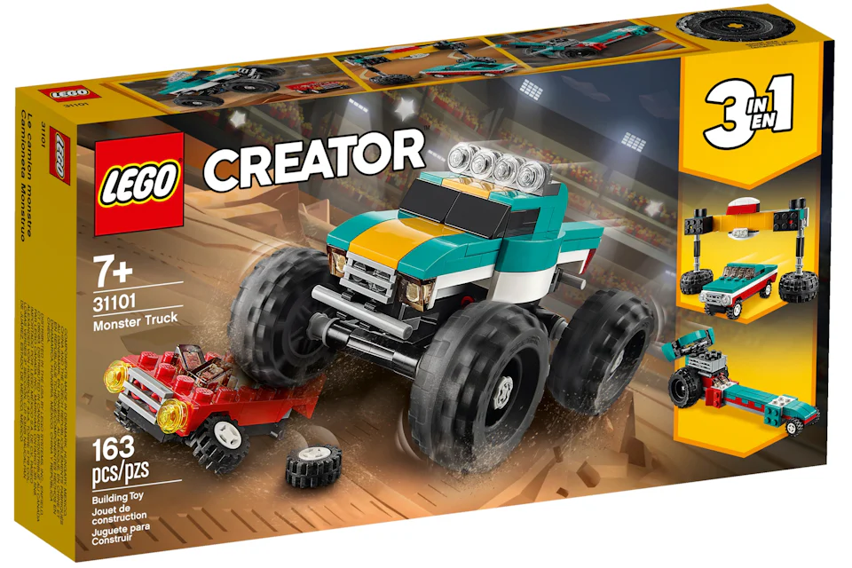 LEGO Creator 3in1 Monster Truck Toy Set 31101