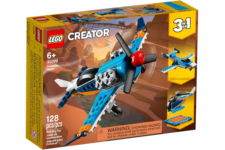LEGO Creator 3in1 Propeller Plane Set 31099