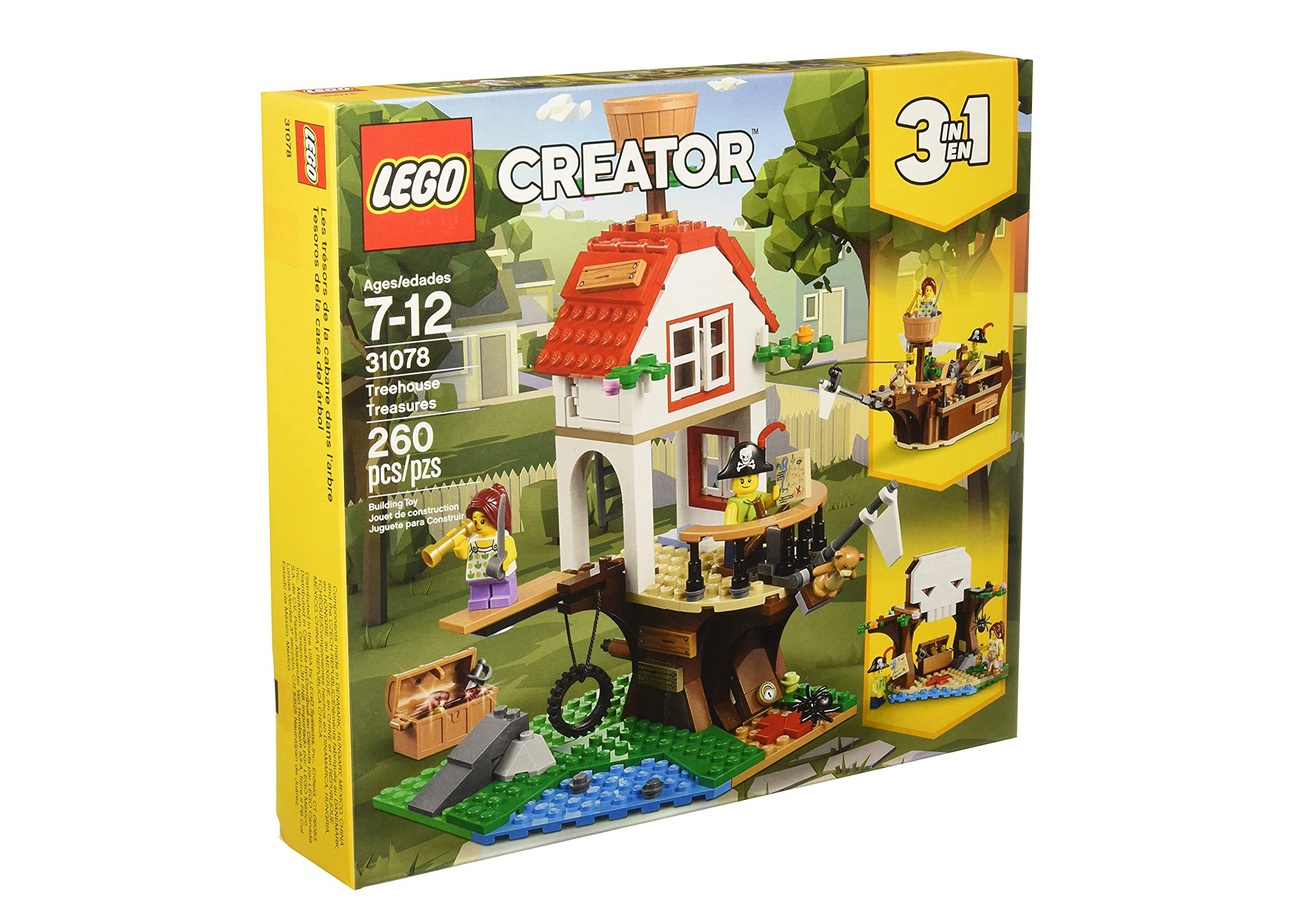 LEGO Creator 3in1 Treehouse Treasure Set 31078 - GB
