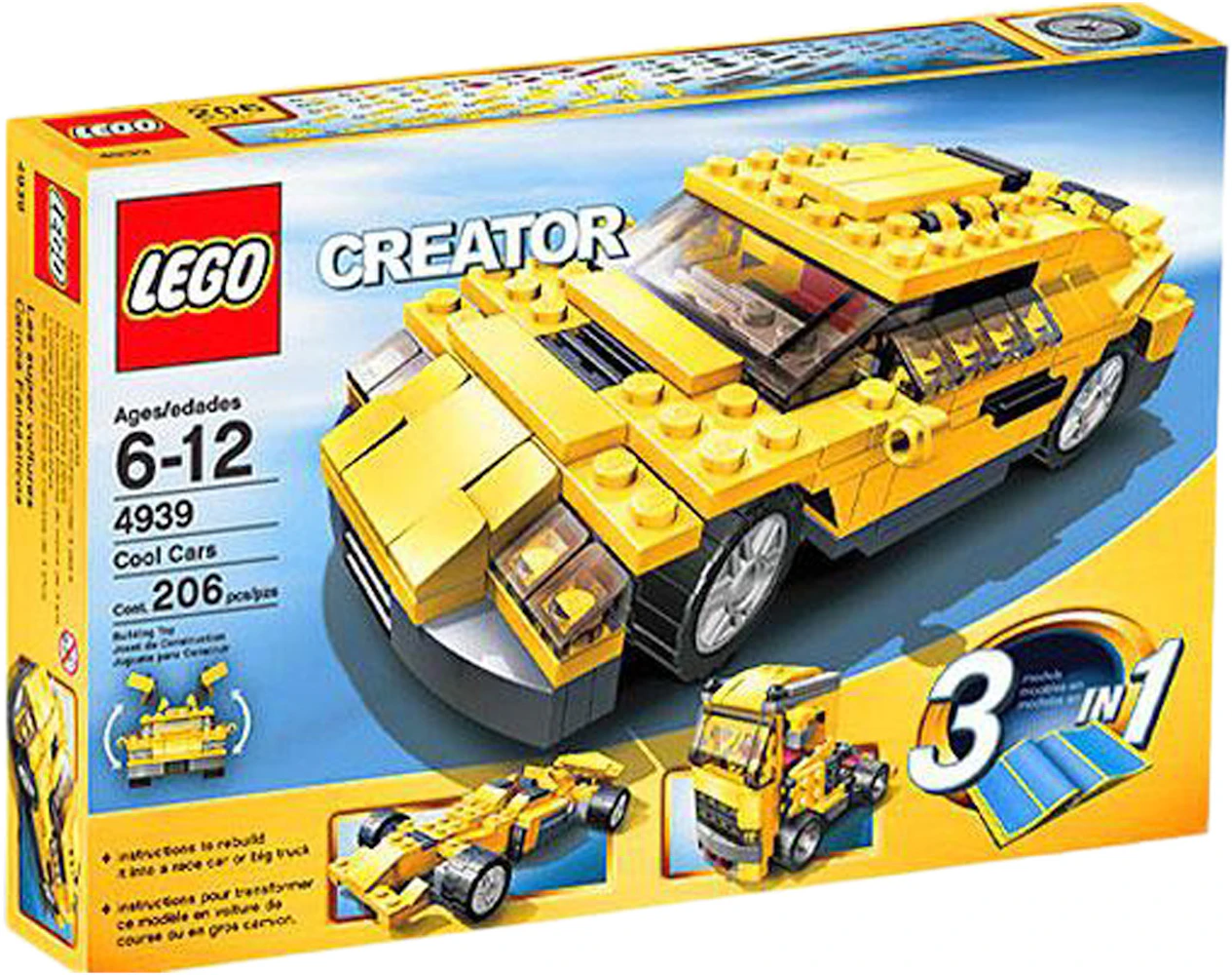 mode assimilation passe LEGO Creator Cool Cars Set 4939 - US