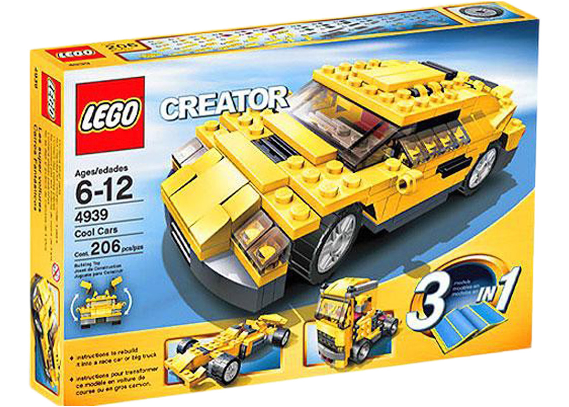 utilfredsstillende samtidig Figur LEGO Creator Cool Cars Set 4939 - US