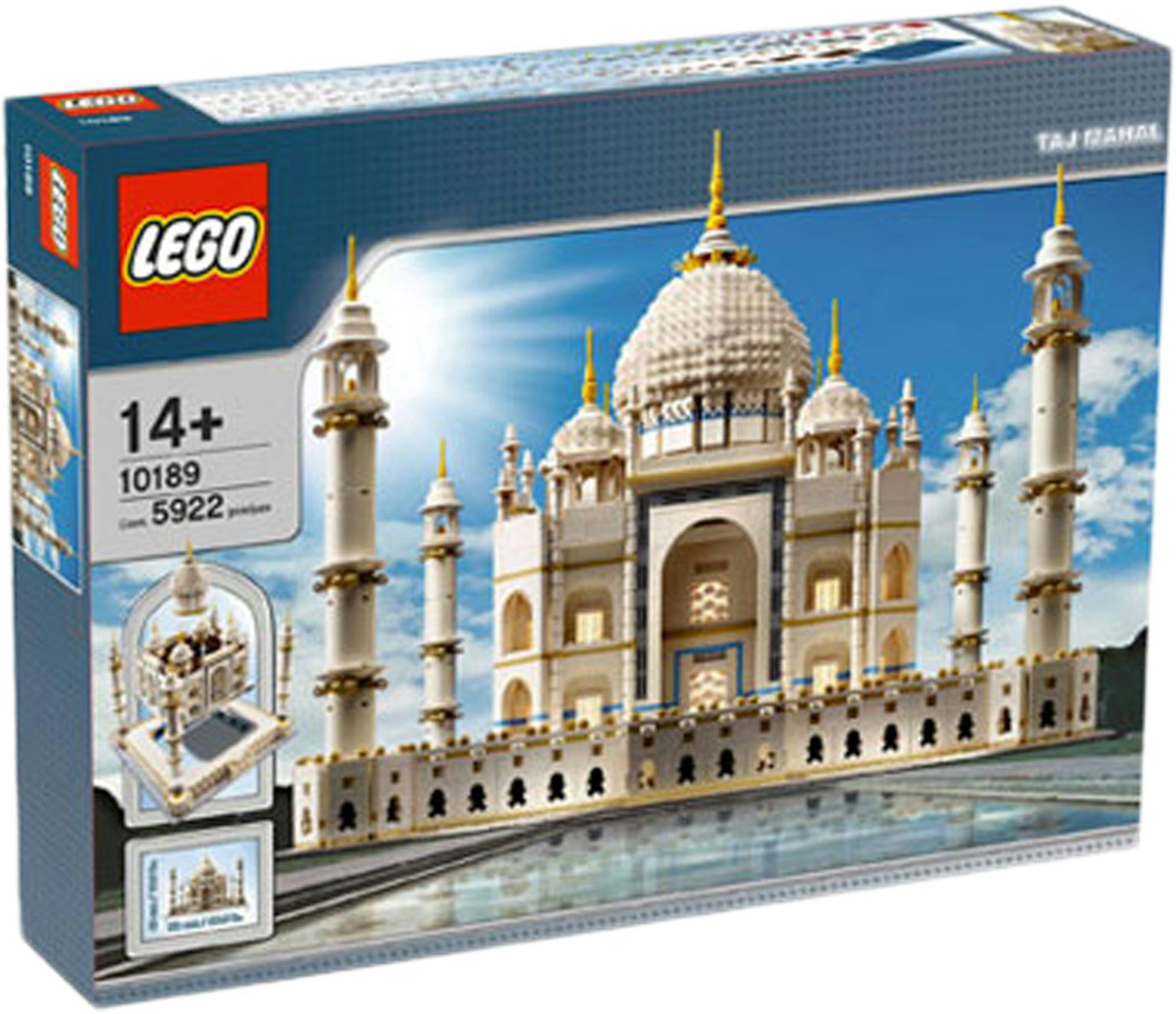 LEGO Creator Expert Taj Mahal (10189) Repackaged with Box and Instructions  673419130585