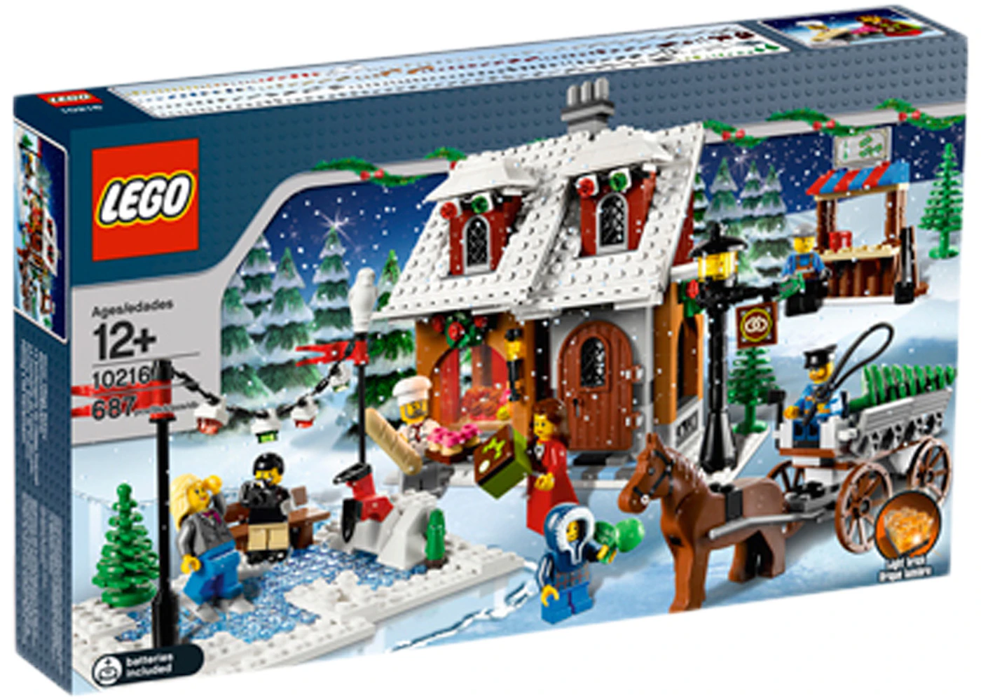 falme sædvanligt uddanne LEGO Creator Expert Winter Village Bakery Set 10216 - US