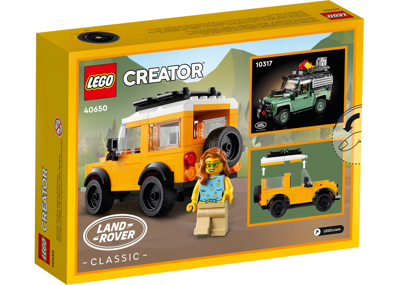 LEGO Creator Land Rover Classic Defender Set 40650 - US