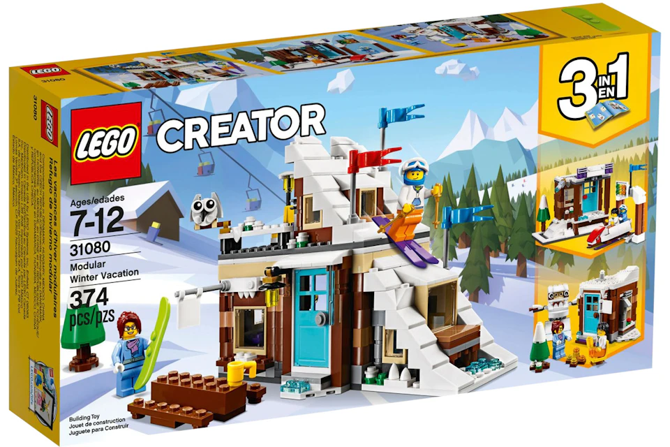 Låse Figur Devise LEGO Creator Modular Winter Vacation Set 31080 - US