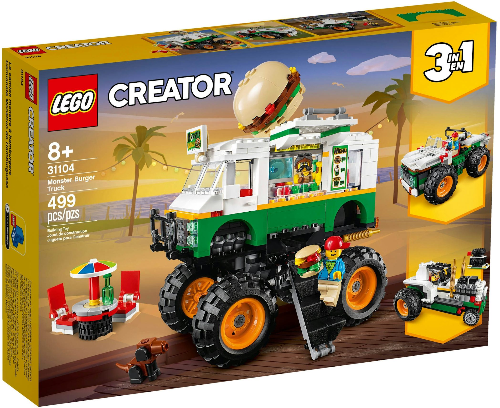 LEGO Racers Jumping Giant Monster Truck Set 8651 - US