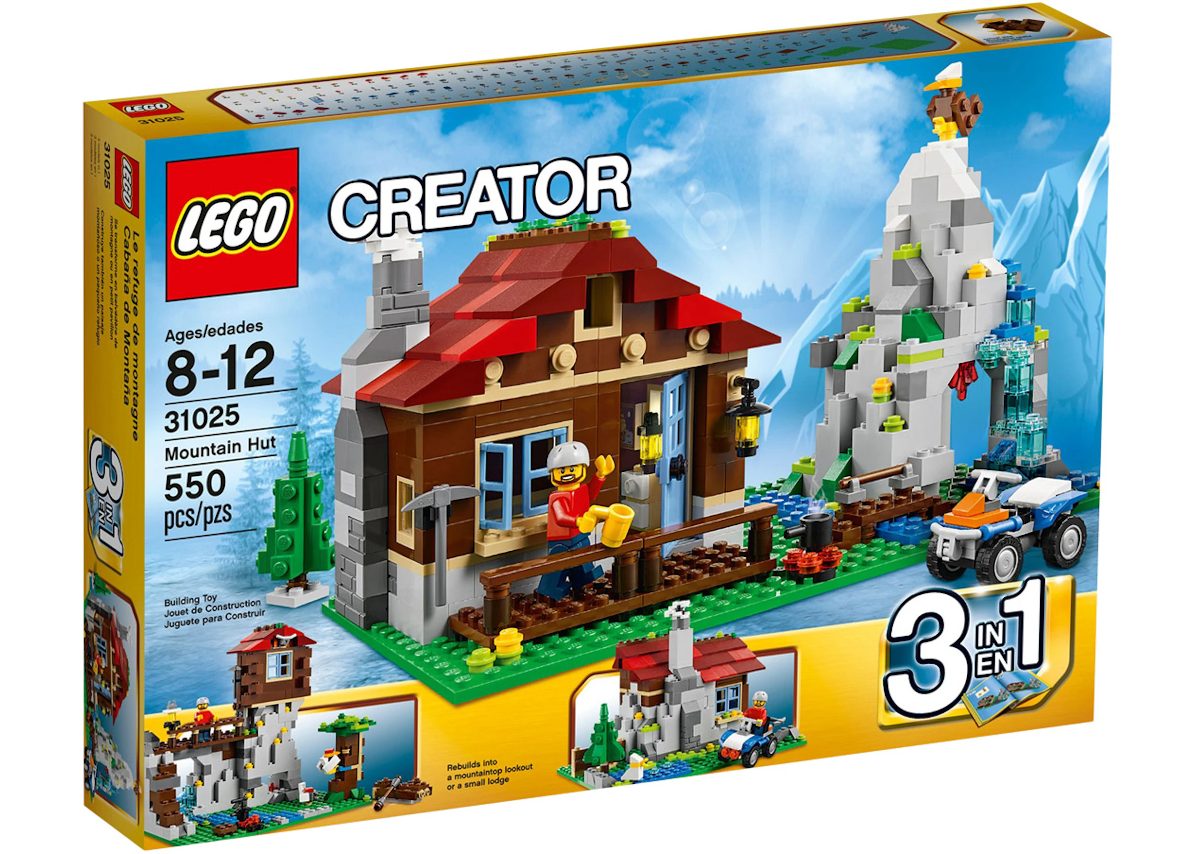 manuskript hold Udvinding LEGO Creator Mountain Hut Set 31025 - US