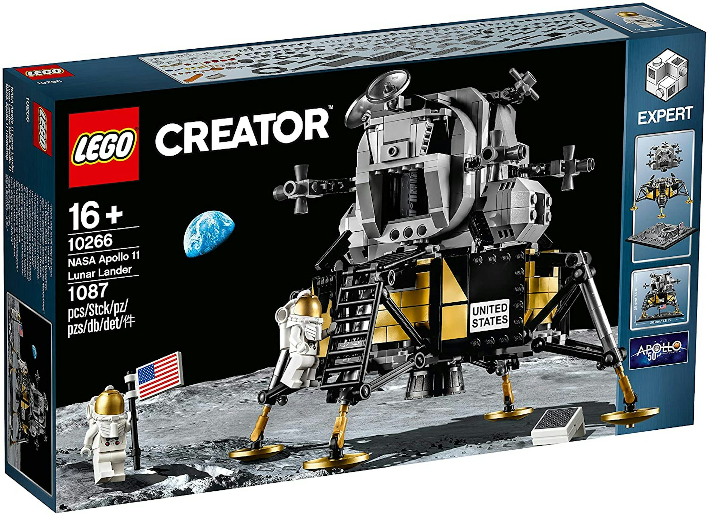 LEGO Creator NASA Apollo 11 Lunar Lander Set 10266 - US