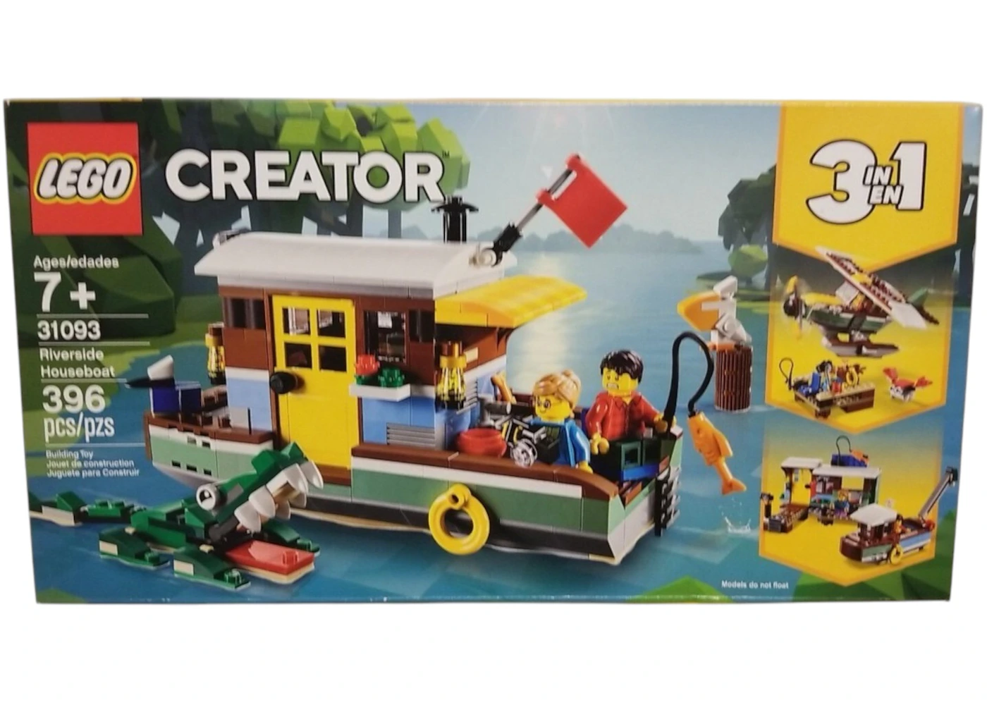 LEGO Creator Riverside Houseboat Set 31093 - US