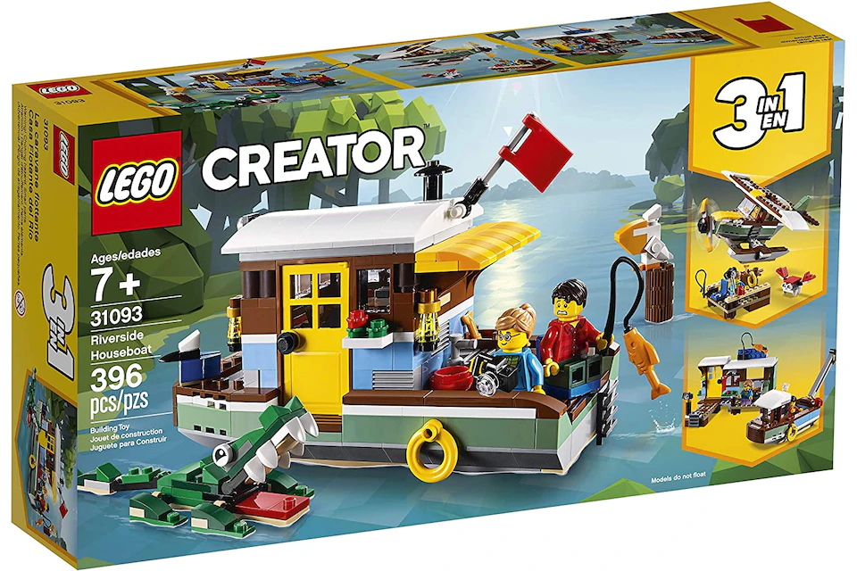 LEGO Creator Riverside Houseboat Set 31093